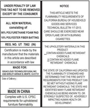 Fluent Trends U-Shaped Chenille Sectional Sofa - Beige 6-Seater with Adjustable Armrests - Fluent Trends