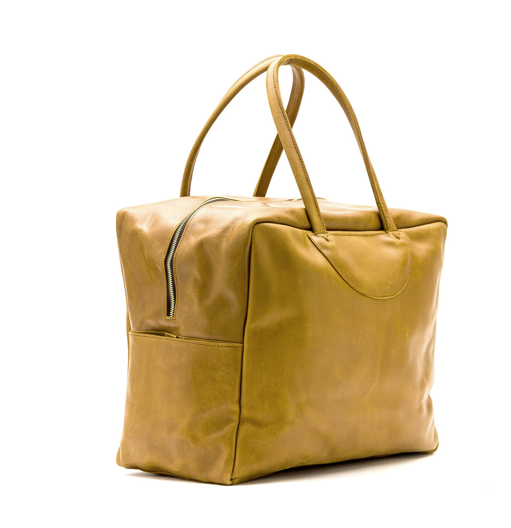 Bonnell Travel Bag | Natural Leather
