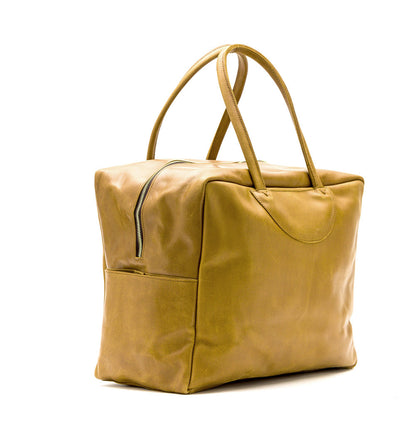 Bonnell Travel Bag | Natural Leather