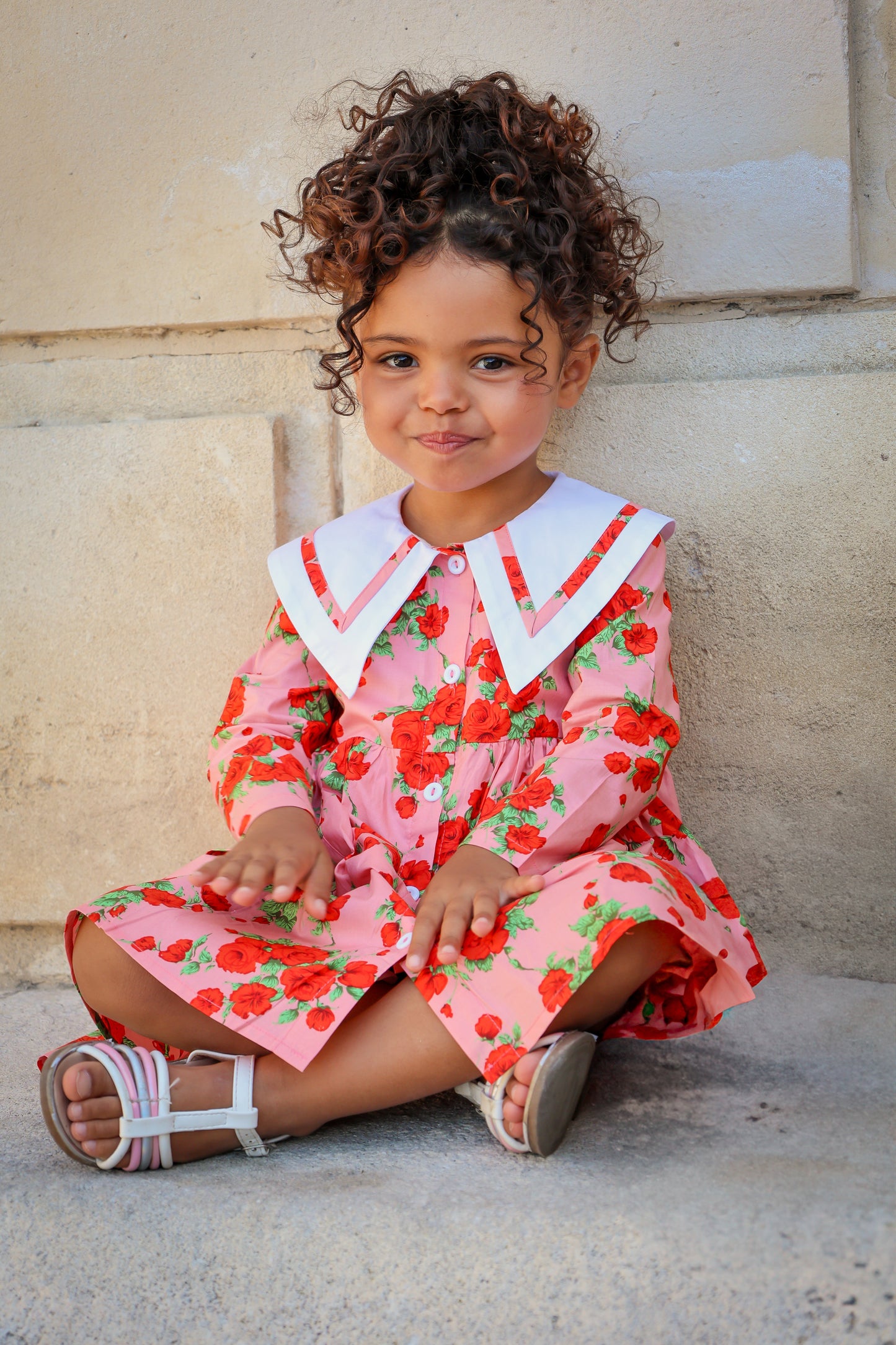 Toddler | Girls | Garden Dress | Vintage Rose