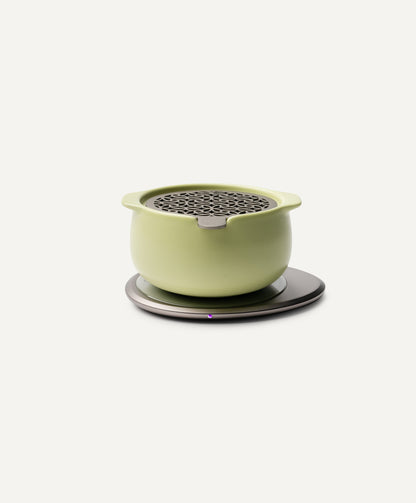 Jun Self-heating Diffuser Set - Verde Green - Fluent Trends Diffuser