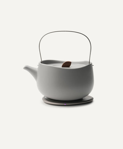 Leiph Self-heating Teapot Set - Soft Gray (SD) Powered by People