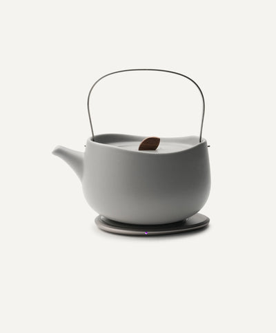 Leiph Self-heating Teapot Set - Soft Gray (SD) - Fluent Trends