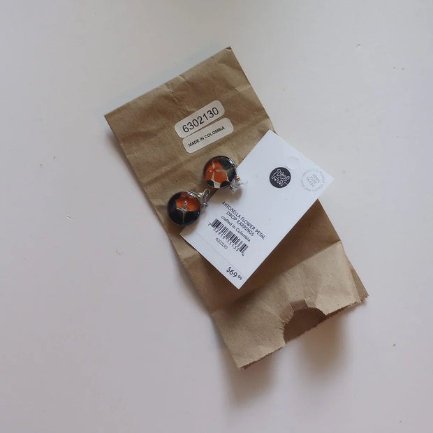 Antonella Flower Petal Drop Earrings - Fluent Trends