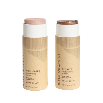 Highlighter and Bronzer Set Powered by People