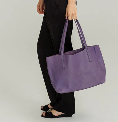 Lady Bird Carryall | Natural Leather