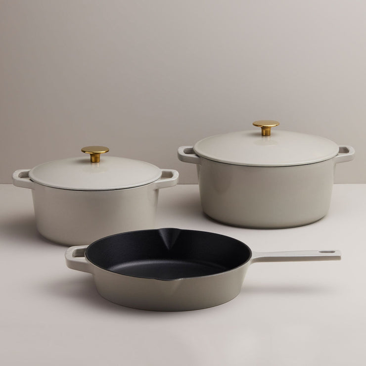 5-Piece Cast Iron Cookware Set - Fluent Trends Cookware Set