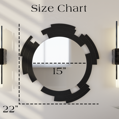 Sculpt Mirror - Elegant & Eco-Friendly Wall Decor