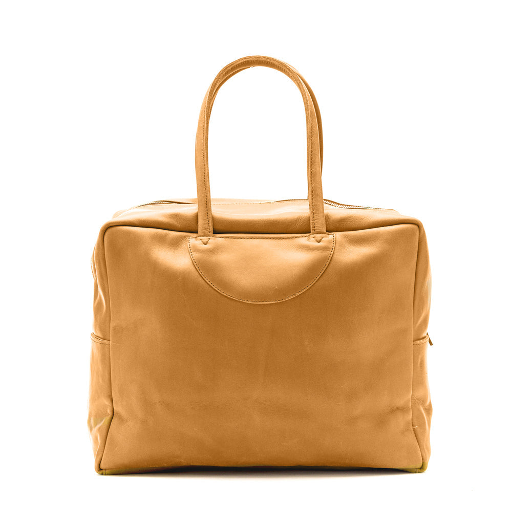 Bonnell Travel Bag | Natural Leather