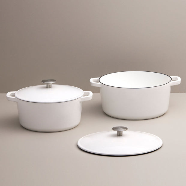 4-Piece Cast Iron Cookware Set - Fluent Trends Dutch Oven Cookware Set