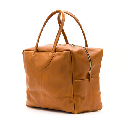 Bonnell Travel Bag | Natural Leather
