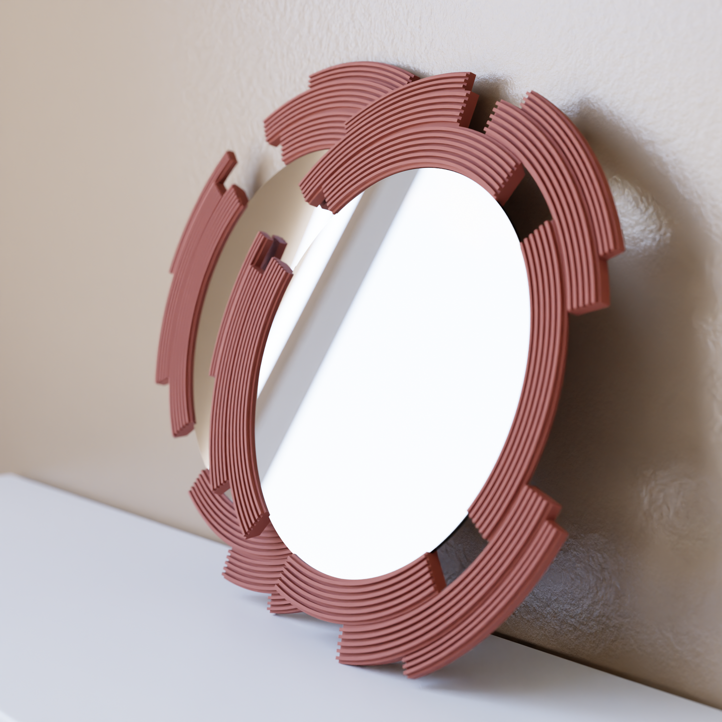 Sculpt Mirror - Elegant & Eco-Friendly Wall Decor