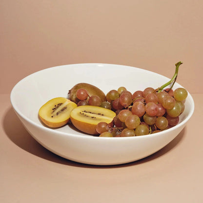Slanted Serving Bowl - White