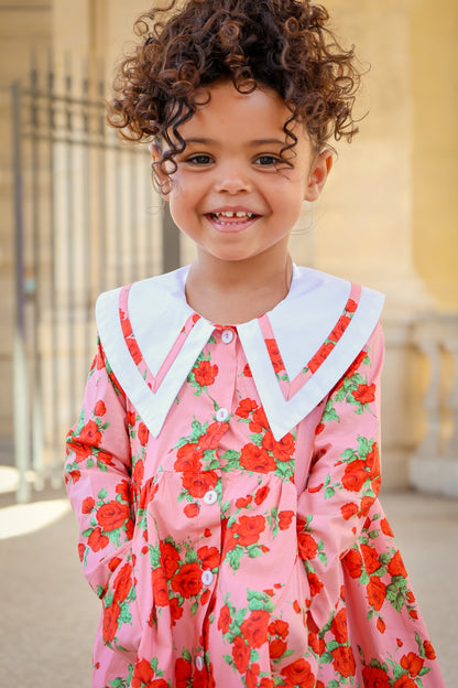 Toddler | Girls | Garden Dress | Vintage Rose - Fluent Trends