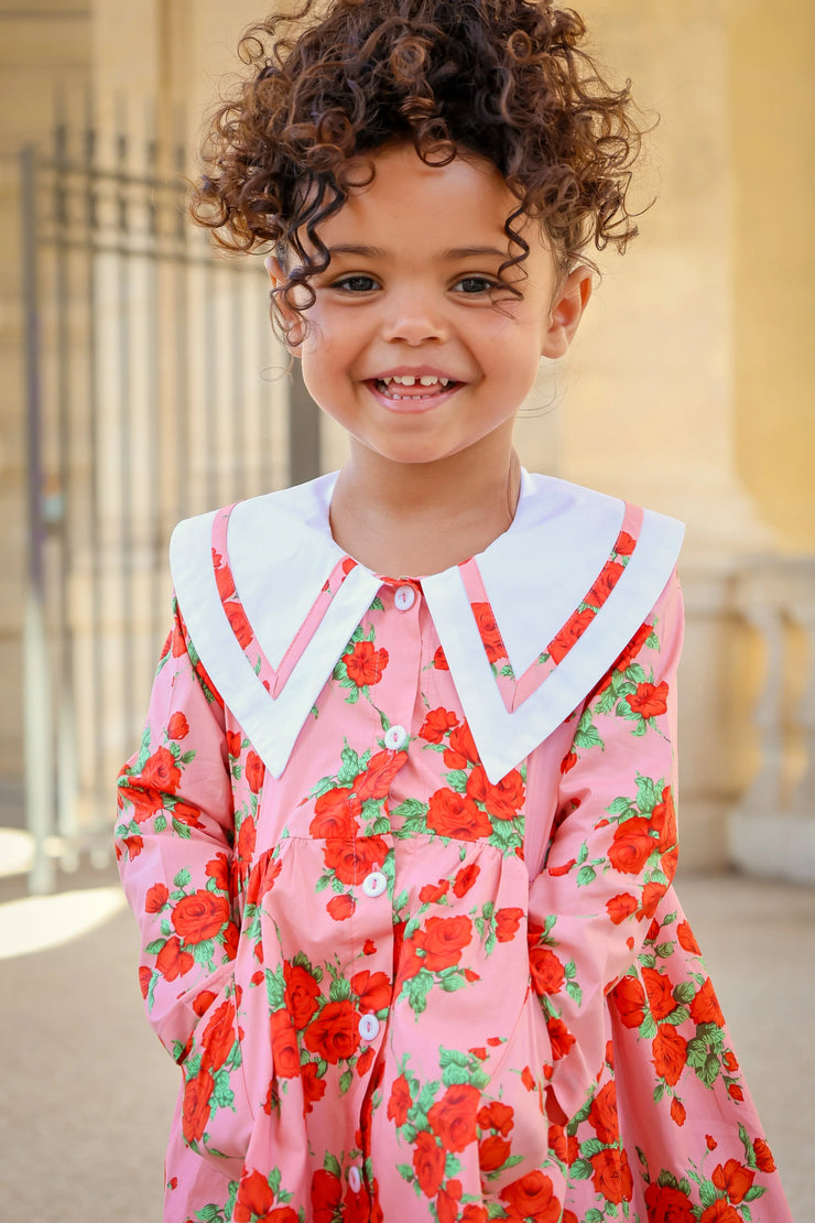 Toddler | Girls | Garden Dress | Vintage Rose - Fluent Trends