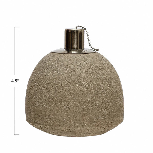 Sandstone Oil Lamp - Fluent Trends Oil Lamp