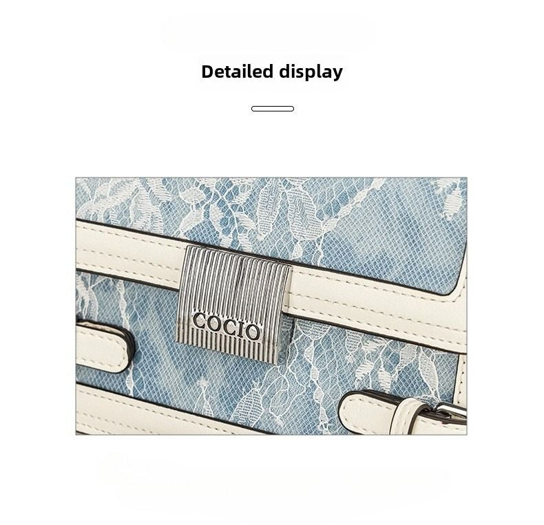 New glacier blue pillow bag this year's popular models of large-capacity fashion leisure women's bags Berry Charmz