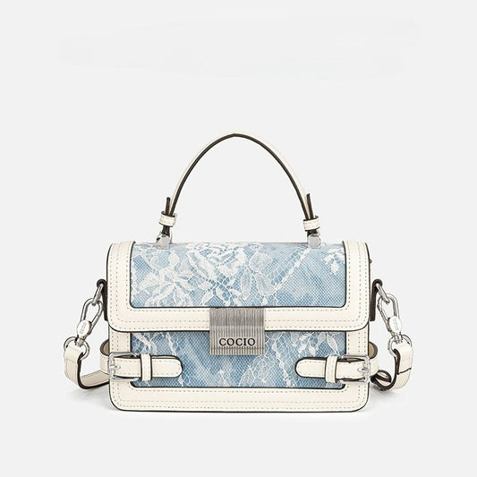 New glacier blue pillow bag this year's popular models of large-capacity fashion leisure women's bags Berry Charmz