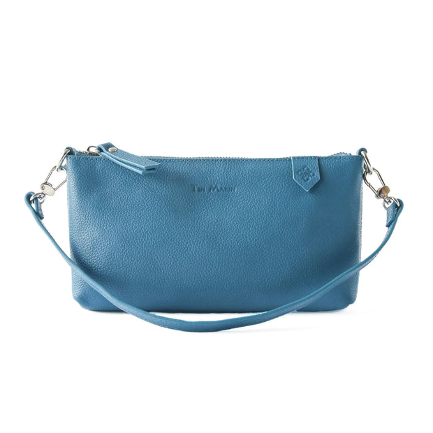 Elia Convertible Leather Bag – Clutch, Shoulder & Crossbody - Fluent Trends 
