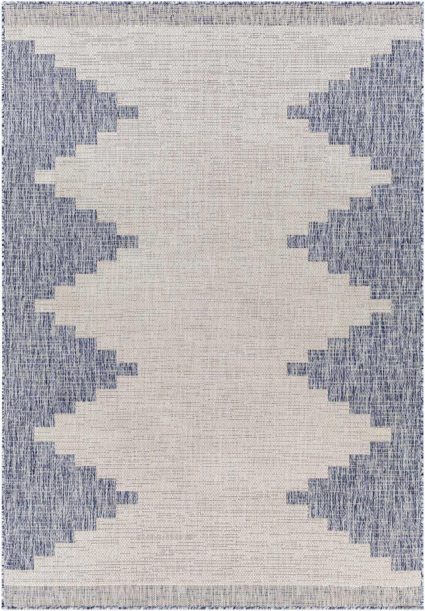 Djugun Blue Indoor & Outdoor Rug - Fluent Trends Rugs