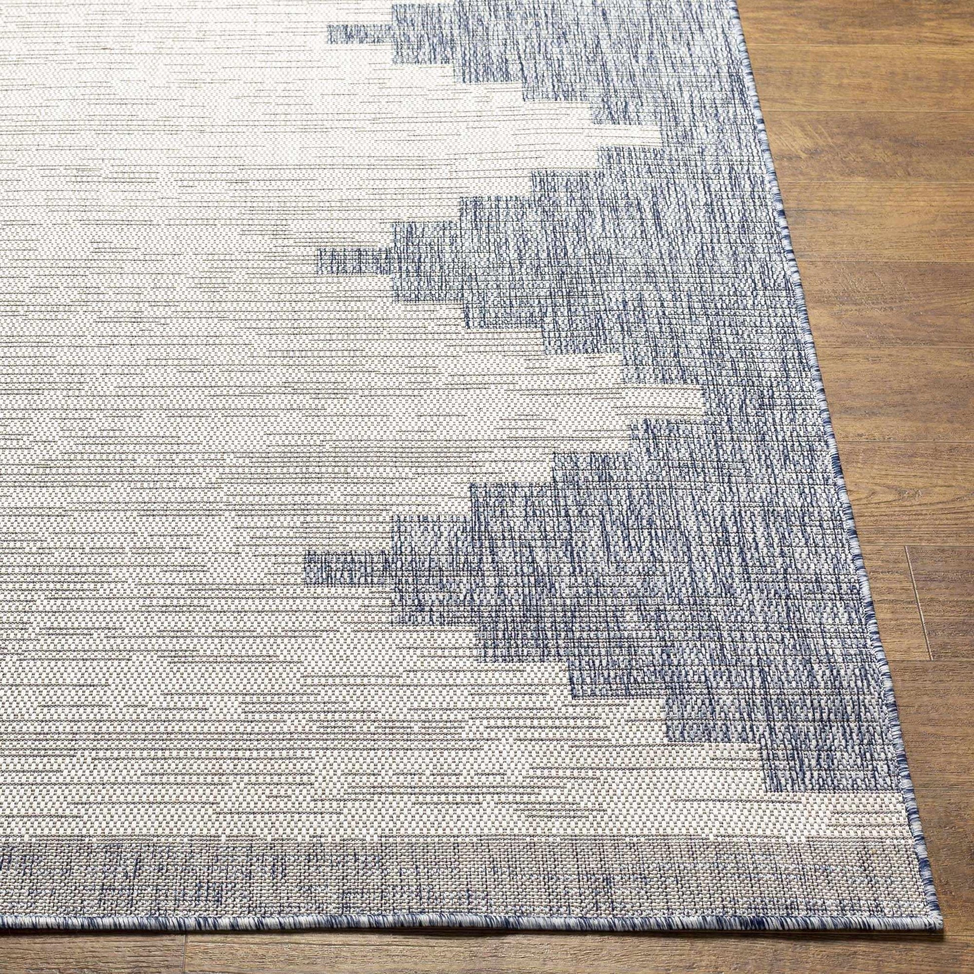 Djugun Blue Indoor & Outdoor Rug - Fluent Trends Rugs