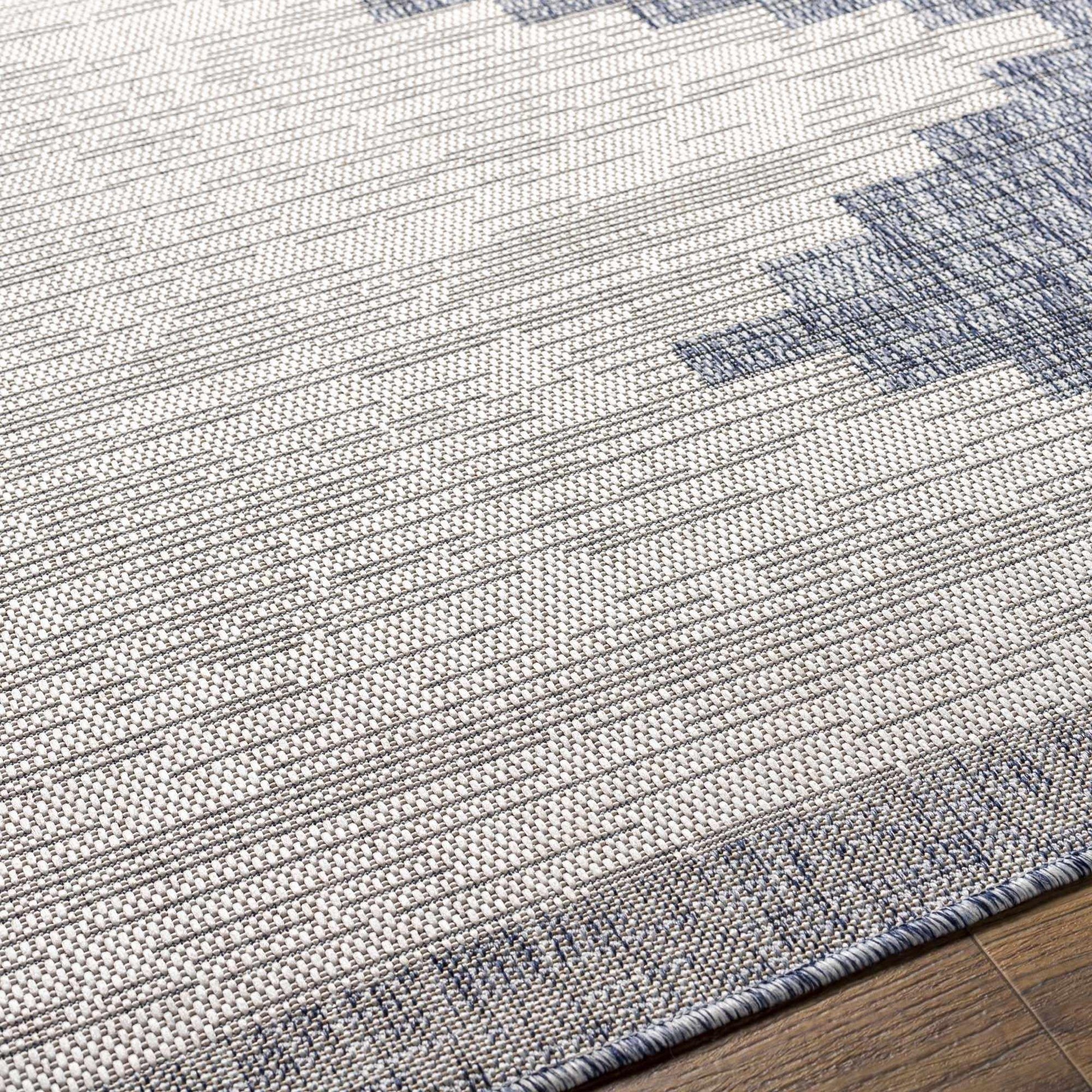 Djugun Blue Indoor & Outdoor Rug - Fluent Trends Rugs
