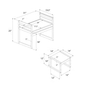Signy 3-Piece Kids Activity Table Set - Fluent Trends