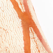 Arc Coral Hand Crafted Shibori Print Mulberry Silk Pillow - Fluent Trends