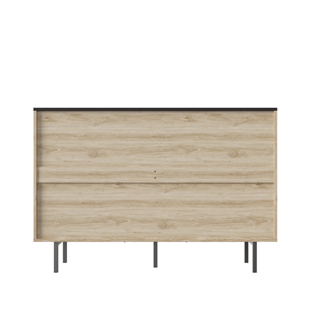 Fluted Bedroom 6 Modern Minimalist Drawer Dresser Two-tone Design - Fluent Trends