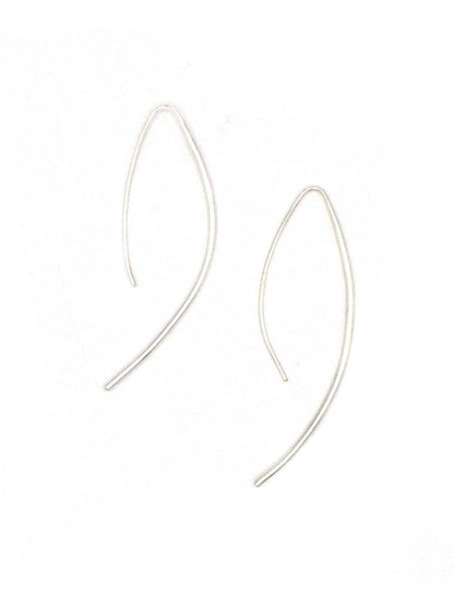 Elegant Curve Drop Earrings