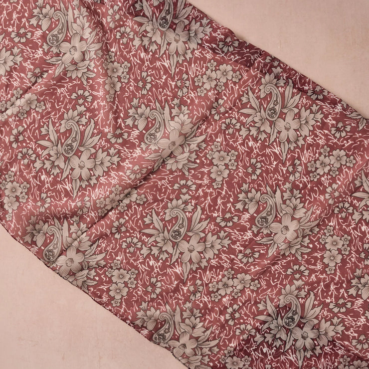 Mala Vine Chiffon Scarf - Fluent Trends