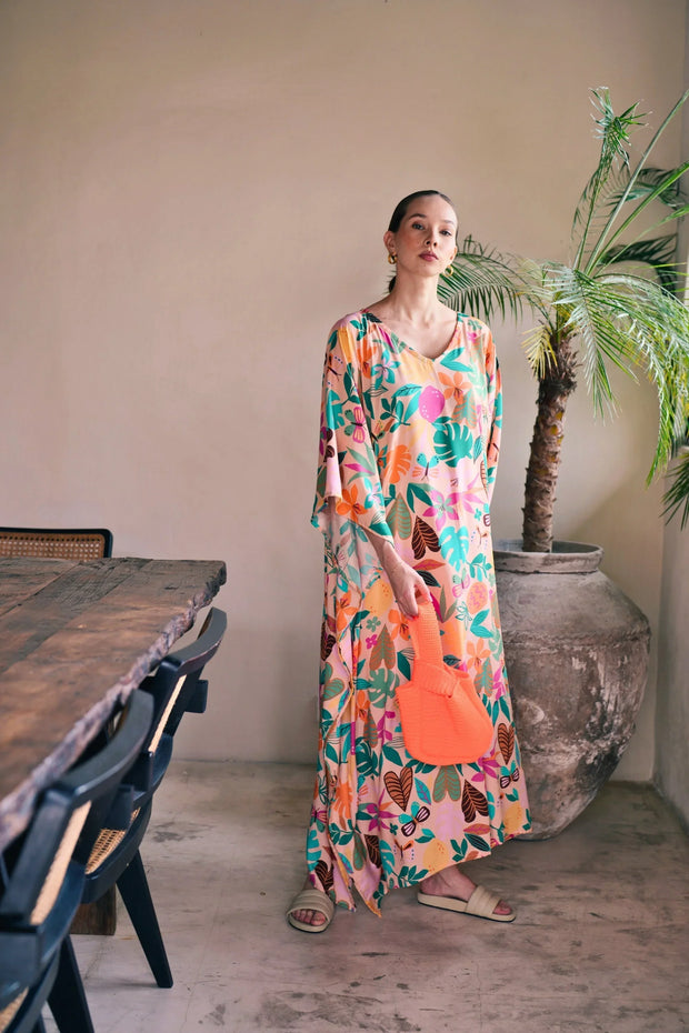 Mackenzie Knit Clutch in Orange - Fluent Trends