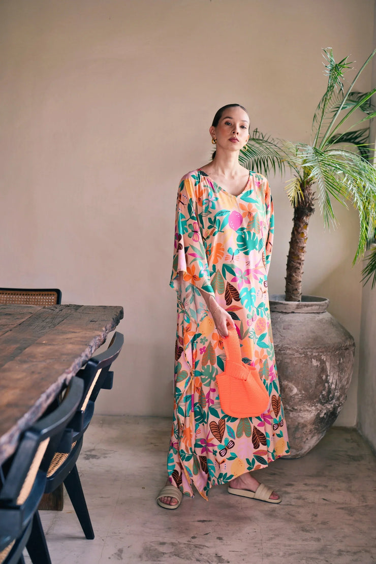 Mackenzie Knit Clutch in Orange - Fluent Trends