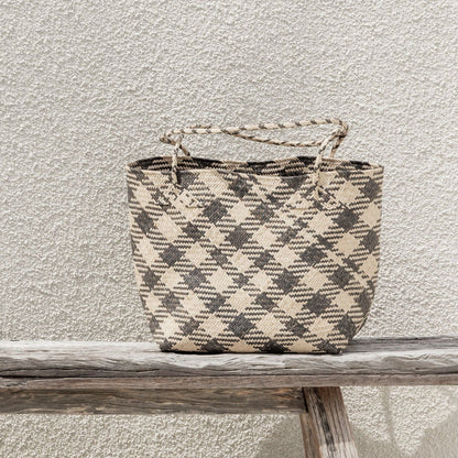 Avery Handwoven Borneo Rattan Day Tote Bag - Bali Crafted, Versatile, & Durable for Everyday Style