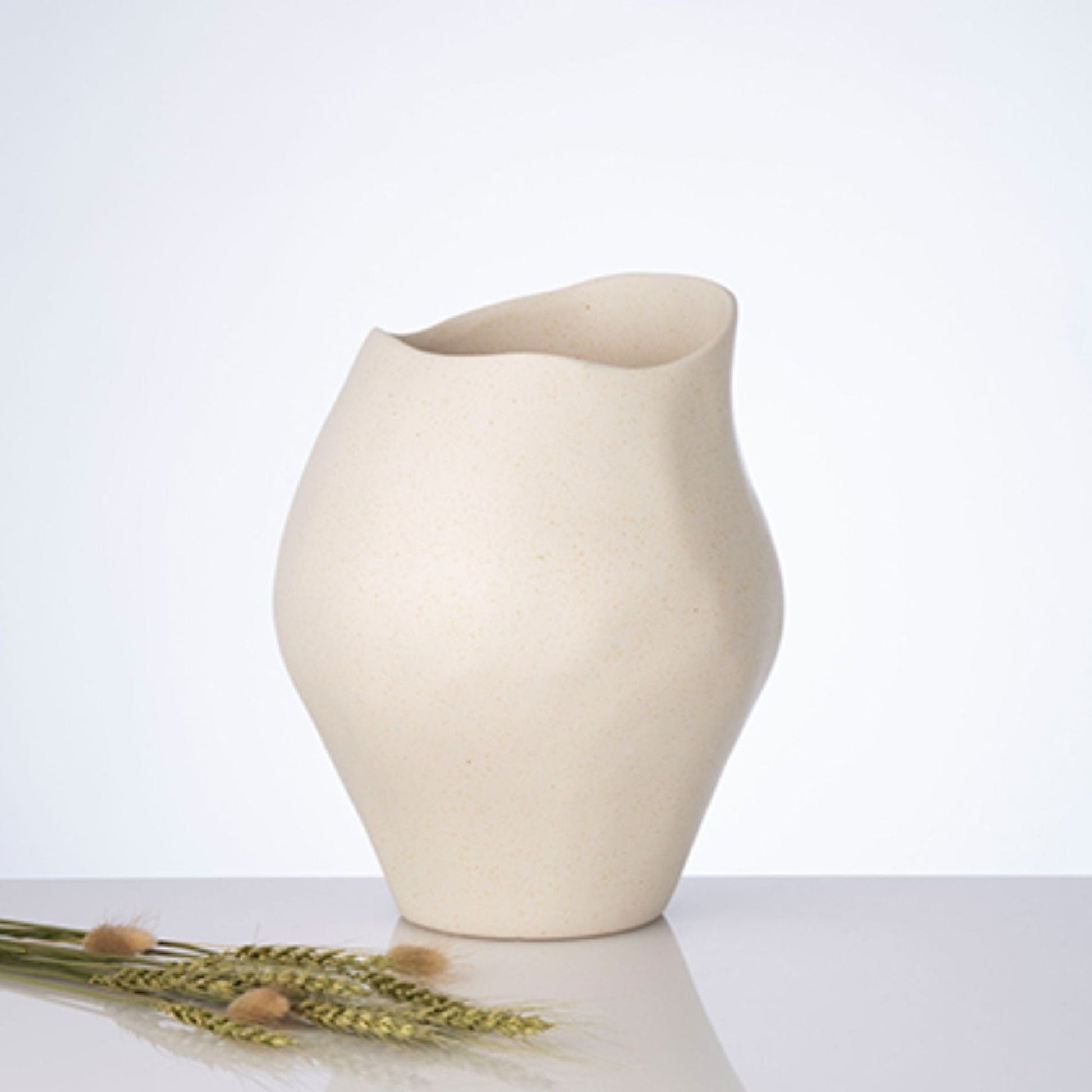 Mosco Cream Vase Powered by People