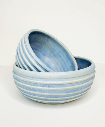 HUNNY BOWLS BLU (Set of two. Assorted sizes)