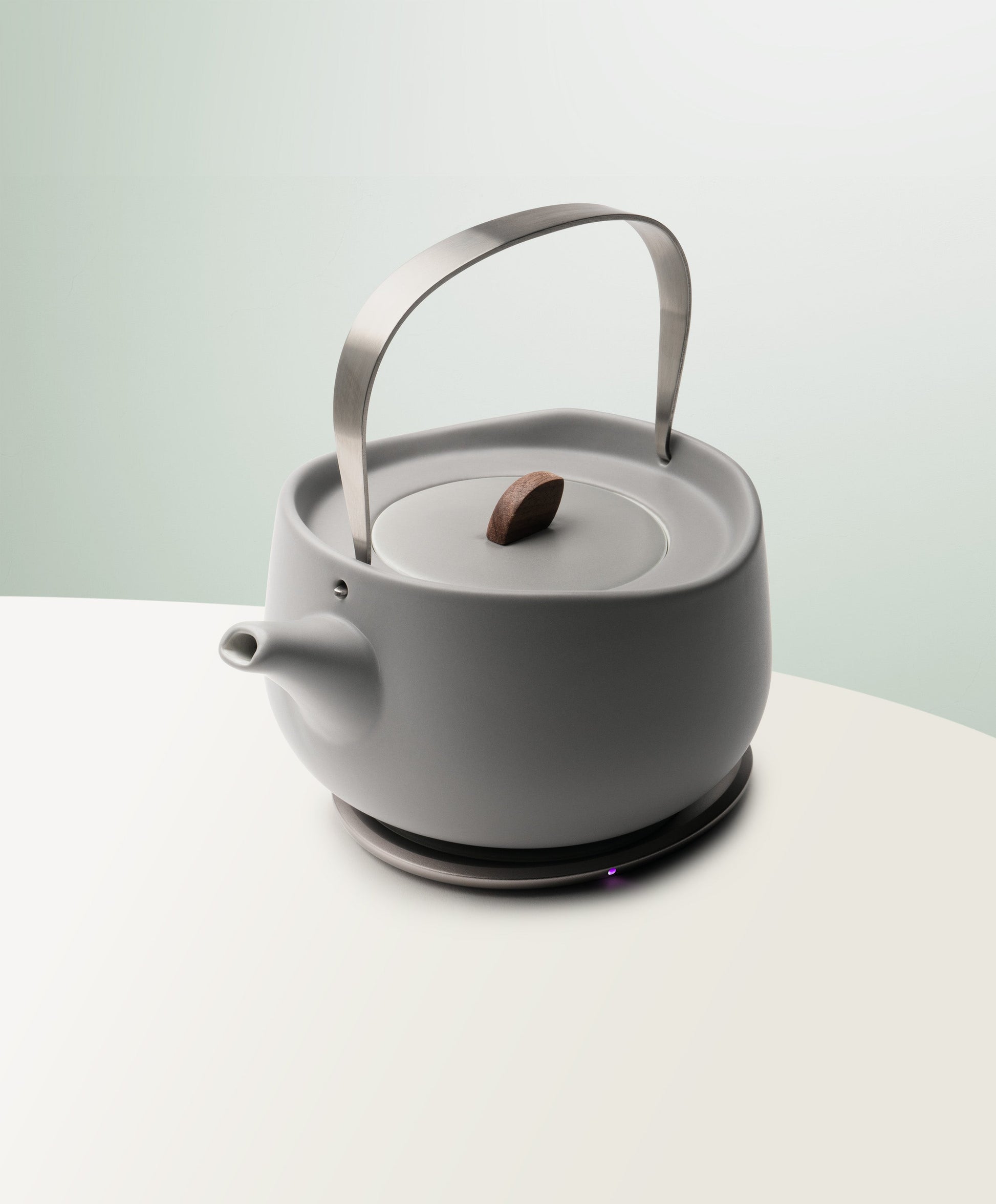 Leiph Self-heating Teapot Set - Soft Gray (SD) Powered by People