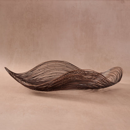 Lahar Wavy Wire Bowl