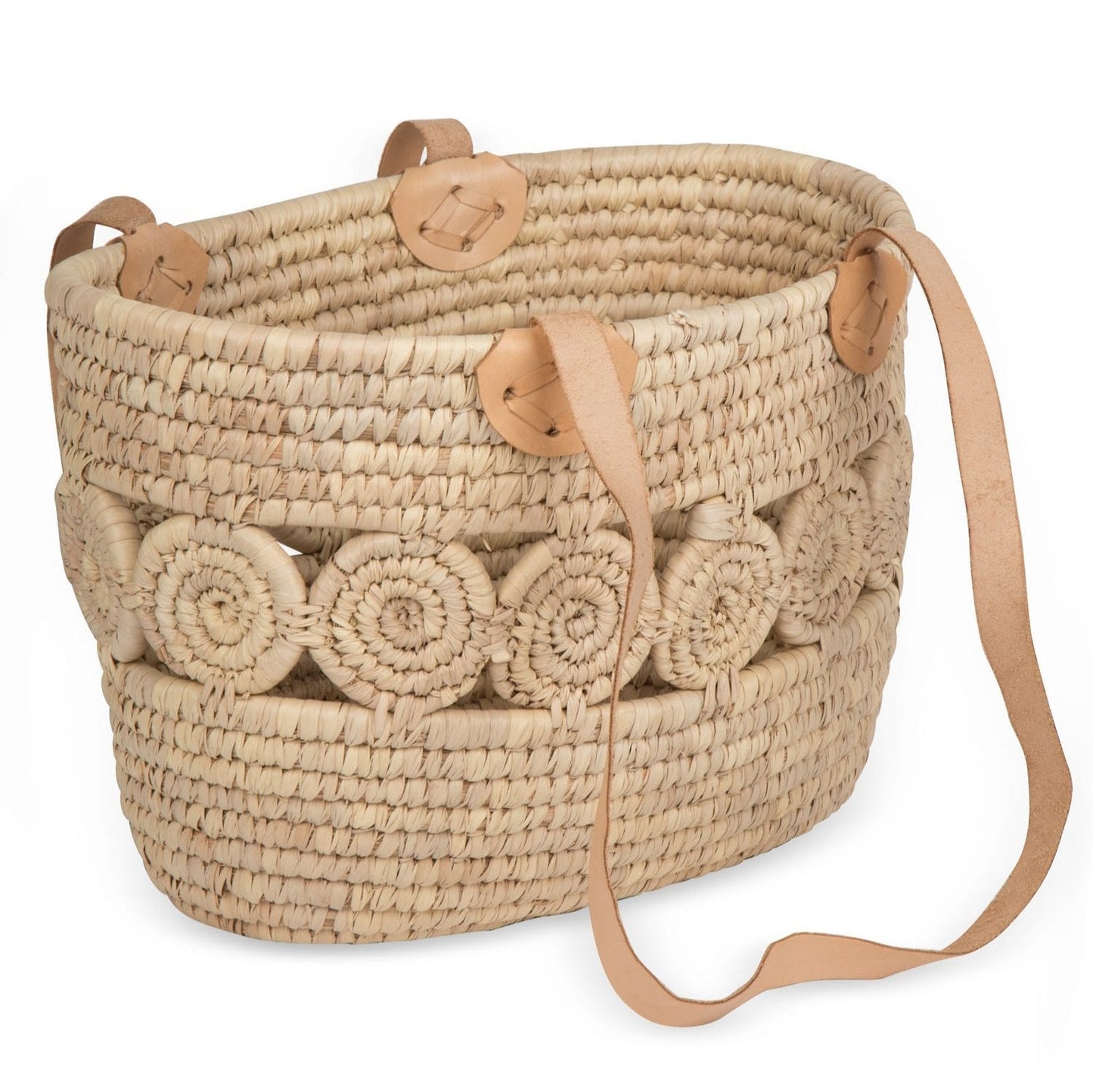 Essential Companion Leather Straps Tote Bag