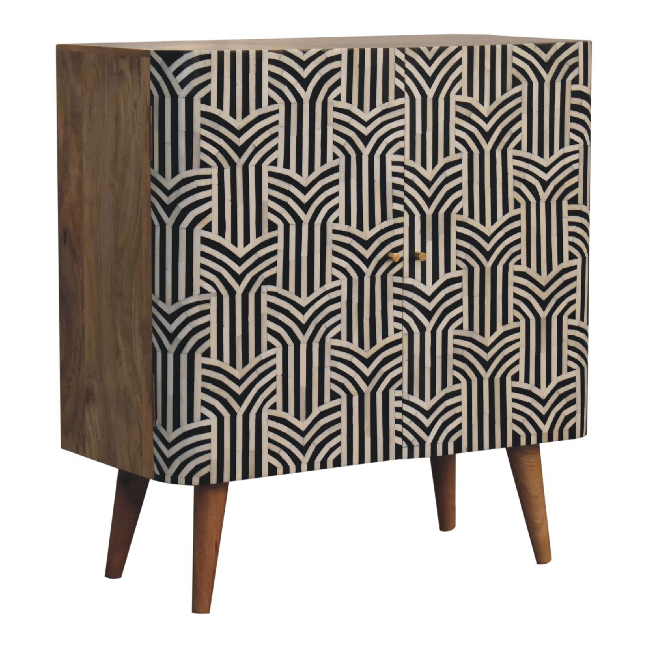 Solid Wood Bone Inlay Cabinet | Edessa Design