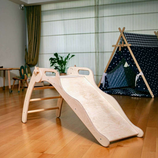 Foldable Wooden Slide Kidodido