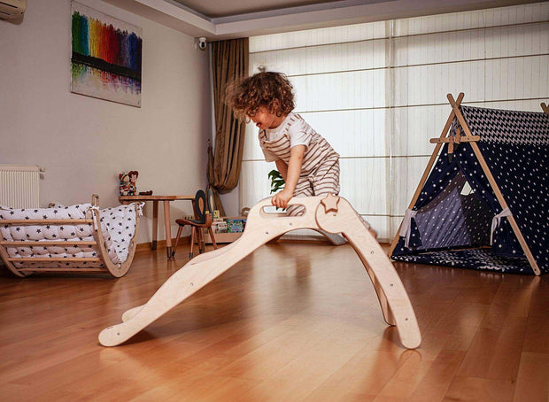 Foldable Wooden Slide - Fluent Trends