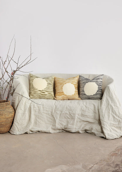 Full Moon Throw Pillow Kanju Interiors
