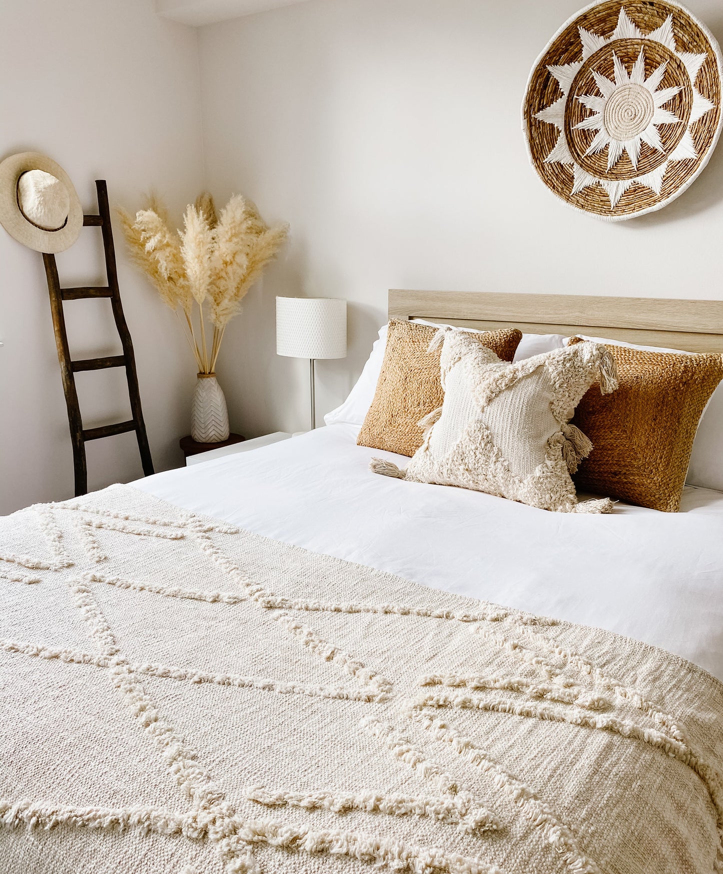 Maya Throw Blanket – Lightweight Neutral Everyday Throw Blanket