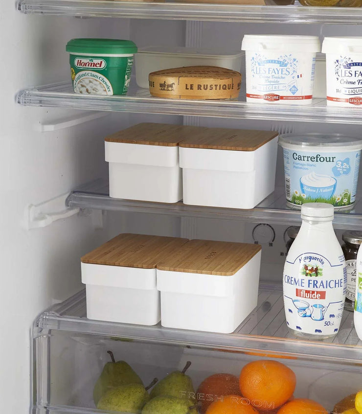 Airtight Food Storage Container - Bamboo Lid - Fluent Trends