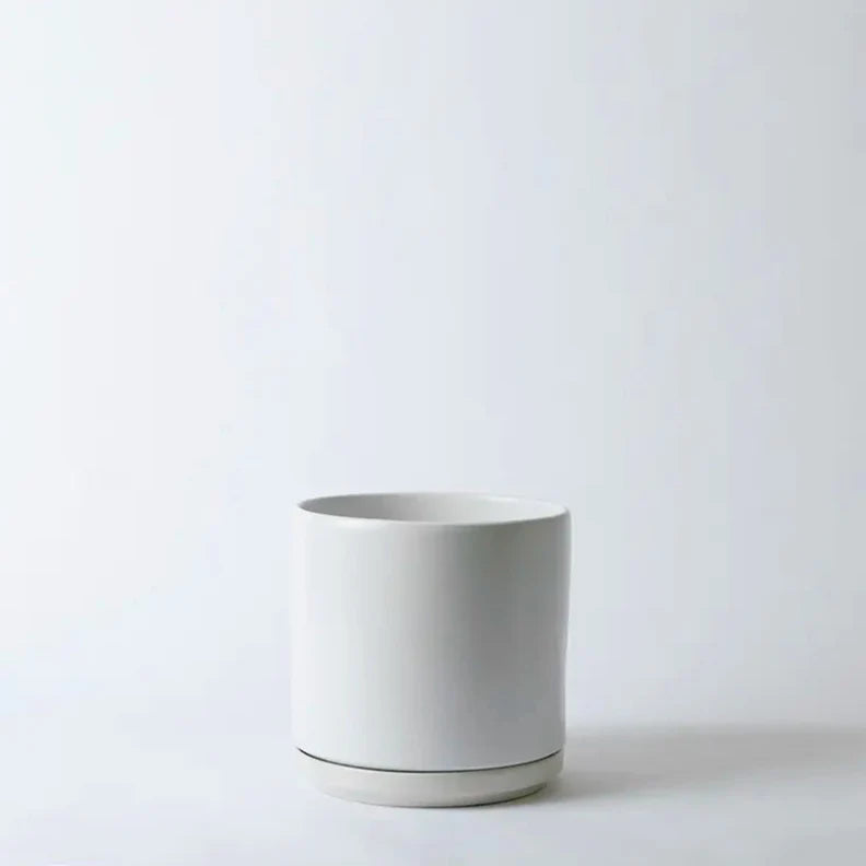 Solid Goods - Ceramic Cylinder with Saucer - Fluent Trends