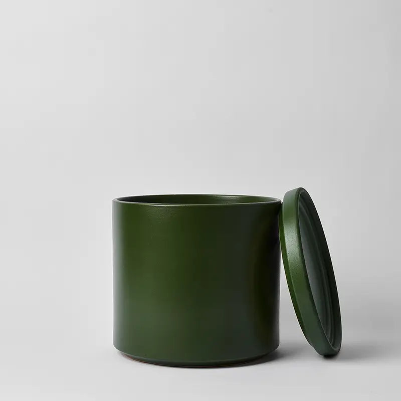 Solid Goods - Ceramic Cylinder with Saucer - Fluent Trends