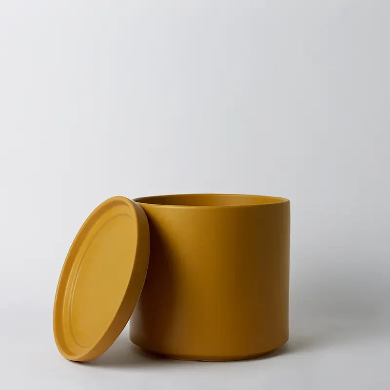 Solid Goods - Ceramic Cylinder with Saucer - Fluent Trends