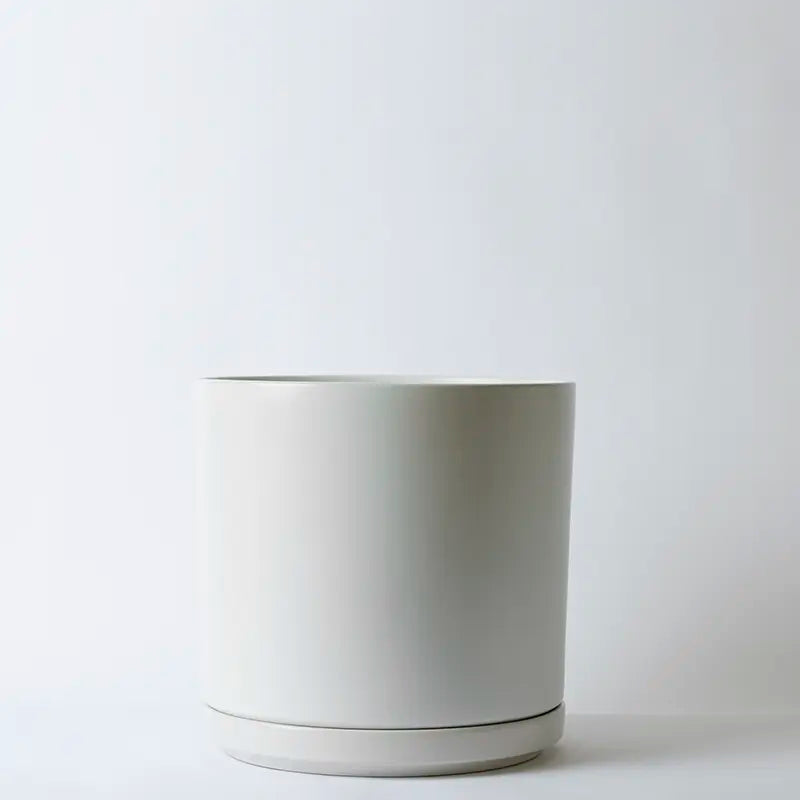 Solid Goods - Ceramic Cylinder with Saucer - Fluent Trends