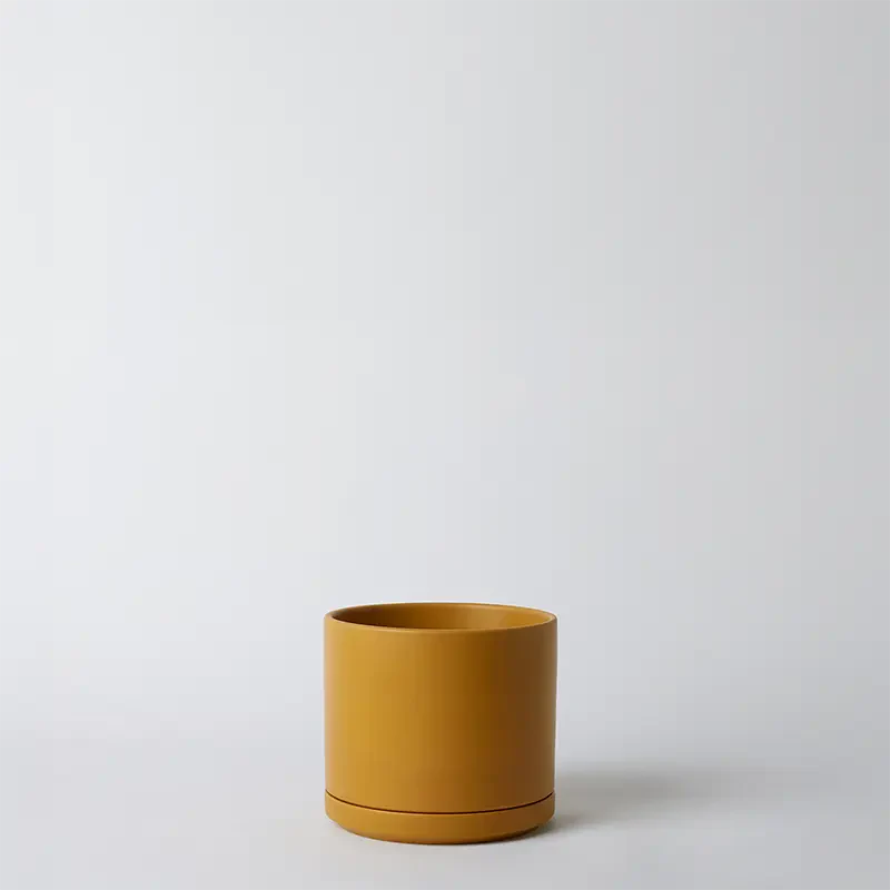 Solid Goods - Ceramic Cylinder with Saucer - Fluent Trends